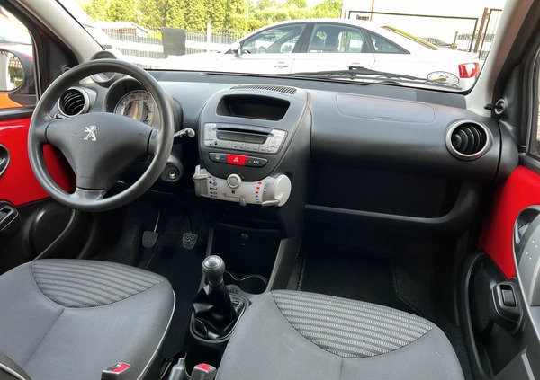 Peugeot 107 cena 19900 przebieg: 89000, rok produkcji 2013 z Rydułtowy małe 742